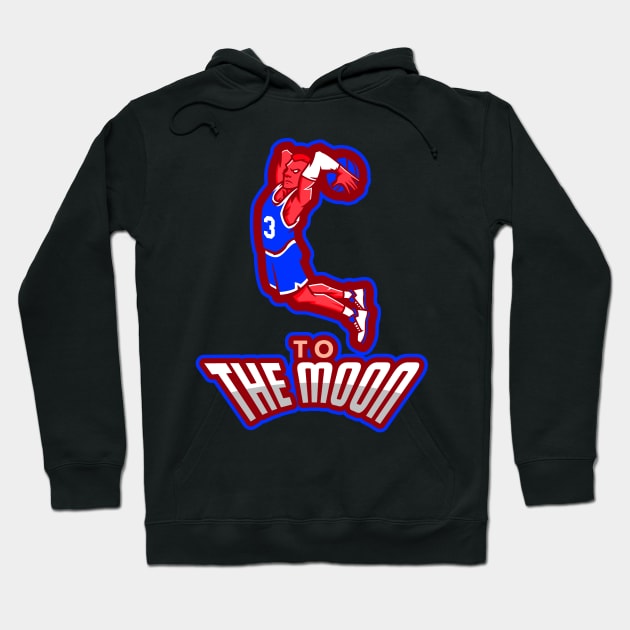 Wizards basketball dunk Hoodie by YungBick